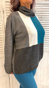 Maglia Curvy Fantasia con Collo Alto by Corte dei Gonzaga