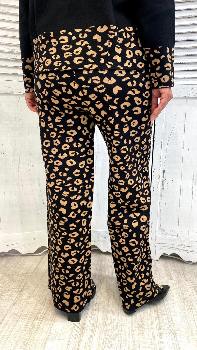 Pantalone in Maglia Leopardato by Corte Dei Gonzaga